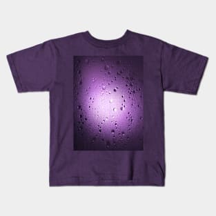 Light Through Shower Door – Purple Kids T-Shirt